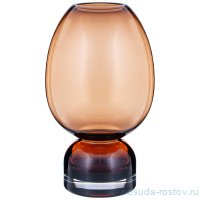 Ваза для цветов 13 х 13 х 23 см &quot;Darte amber&quot; / 338574