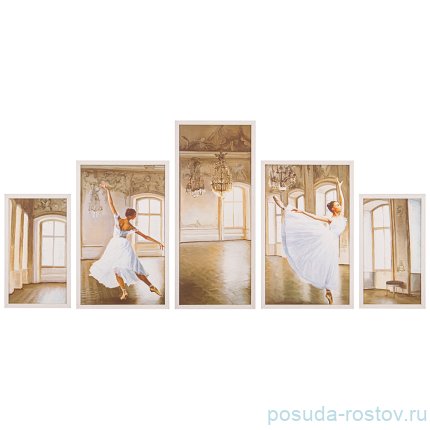 Картина модульная 70 х 140 см /рамка цвета жемчуга / 270218