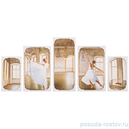 Картина модульная 70 х 140 см /рамка цвета жемчуга / 270218