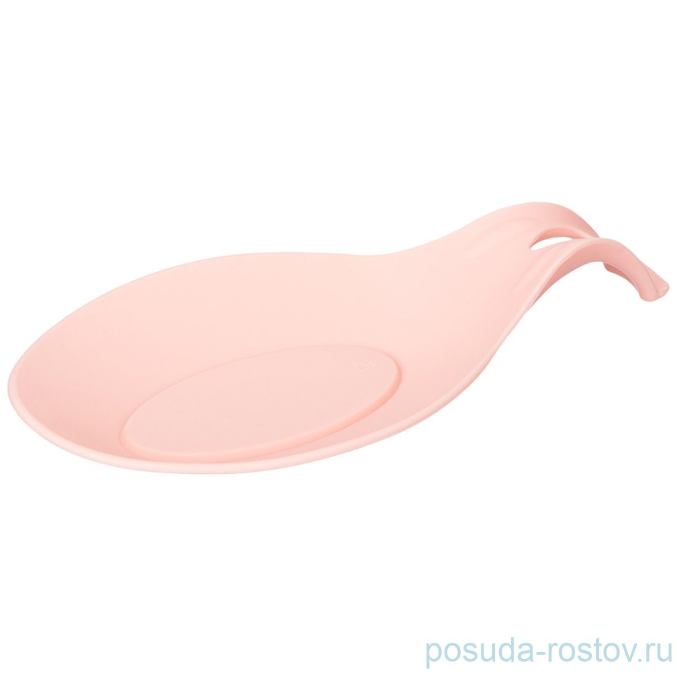Подставка под ложку 23 х 12 х 3,5 см /розовая / 272213