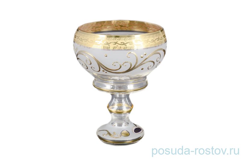 Конфетница 16 см н/н "Антик золото" / 099249