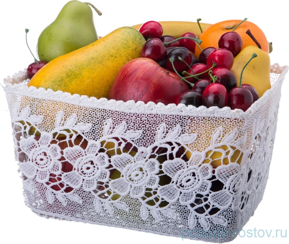 Корзинка 26 х 19 х 15 см "белая" / 186307