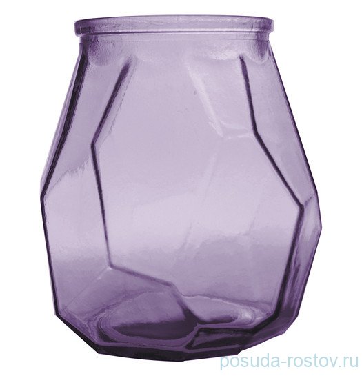 Ваза для цветов 19 см сиреневый "Origami" / 323165