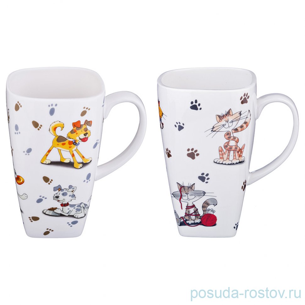 Кружка 600 мл в ассортименте "Веселые друзья" / 202690