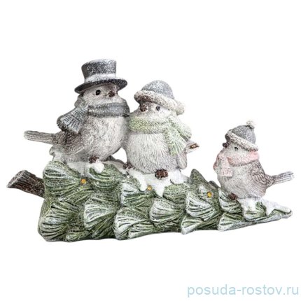 Статуэтка 22 х 9,5 х 13 см с led-подсветкой &quot;Птички&quot;  / 379627