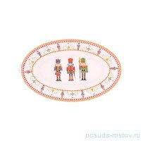 Блюдо 25,8 х 16,4 х 2,1 см овальное &quot;Christmas world /Щелкунчик&quot; / 338294