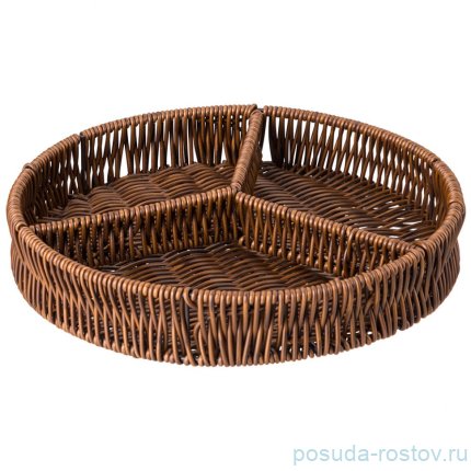 Корзинка-менажница 25 х 4,5 см &quot;Натурель&quot; / 342760