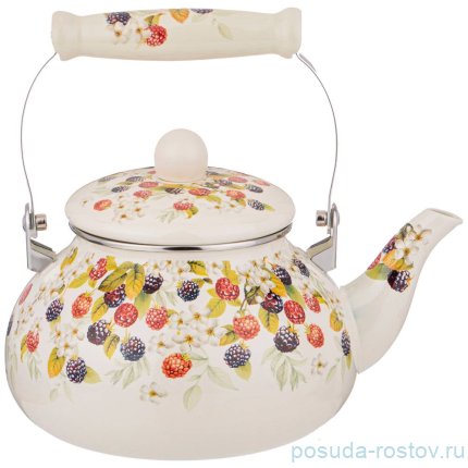 Чайник 2,5 л эмалированный &quot;ежевика&quot; / 274422