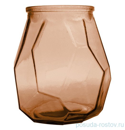 Ваза для цветов 19 см коричневый "Origami" / 323164