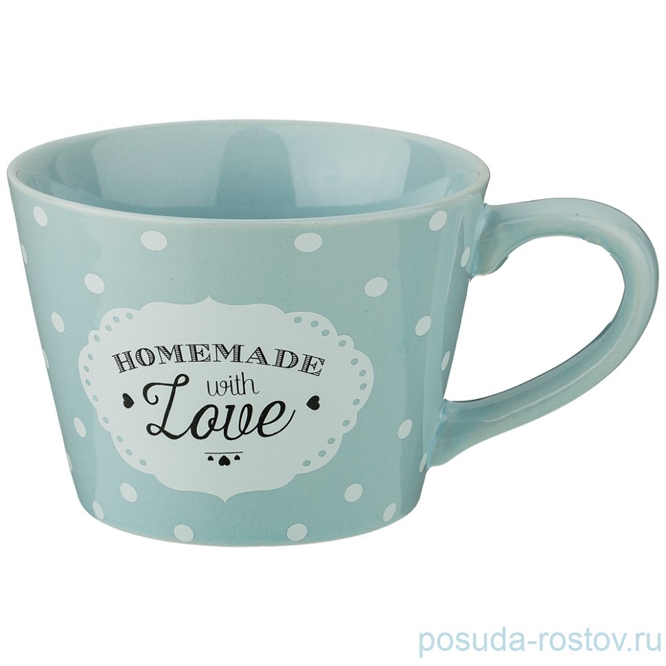 Кружка 450 мл "Милый прованс /Голубой"   / 207008