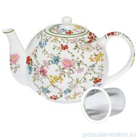 Заварочный чайник 1 л с металлическим ситечком &quot;Сад мечты&quot; (подарочная упаковка) / 330057
