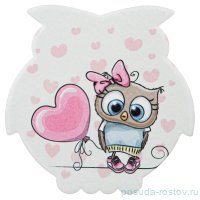 Подставка под горячее 11 х 11 см &quot;Забавные совята&quot; / 226012