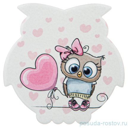 Подставка под горячее 11 х 11 см &quot;Забавные совята&quot; / 226012