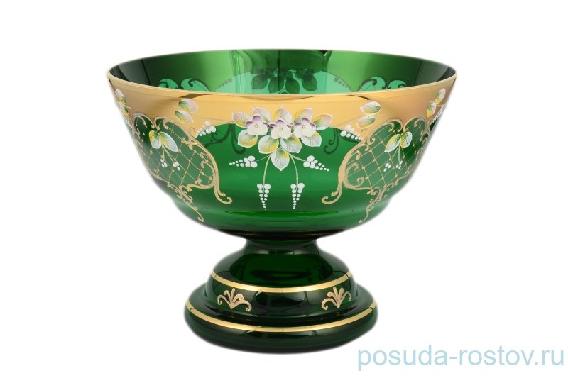 Фруктовница 32 см н/н "Лепка зелёная" S-A / 096769