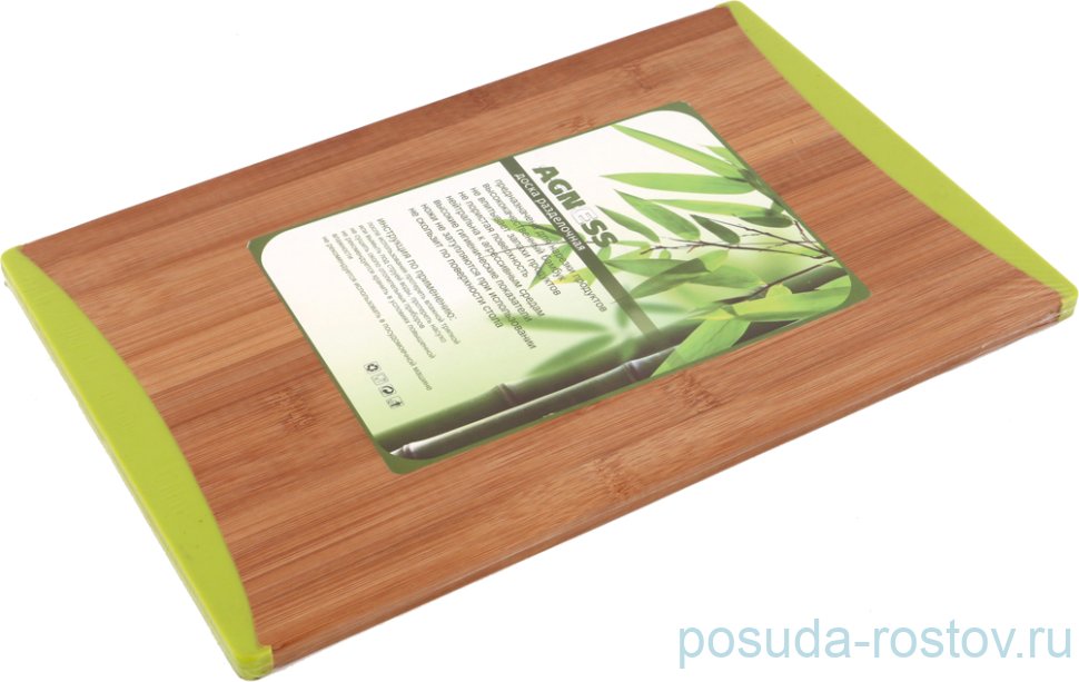 Доска разделочная 35 х 23 х 1 см  прямоугольная "Agness"  / 196812