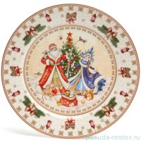 Набор тарелок 27 см 2 шт &quot;С Новым годом! /Дед Мороз и Снегурочка&quot; / 379715