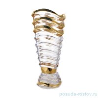 Ваза для цветов 41,5 см н/н &quot;Вэйв /Глянцевое золото 2&quot; / 104819