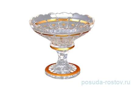 Конфетница 20 см н/н &quot;Bohemia gold /Золотые окошки&quot; 4 / 115911