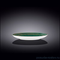 Тарелка 25,5 см зелёная &quot;Spiral&quot; / 261628