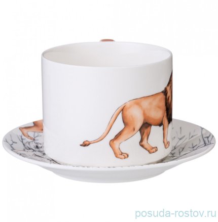 Чайная пара 300 мл &quot;Animal world /Лев&quot; / 263916