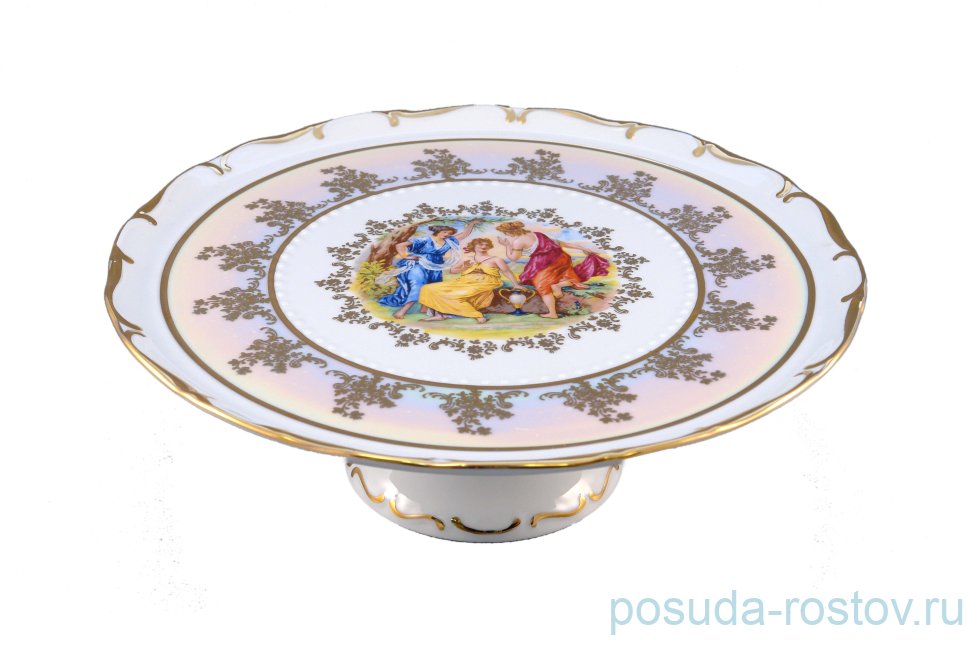 Тортница 30 см н/н "Мария-Тереза /Мадонна перламутр" / 203410