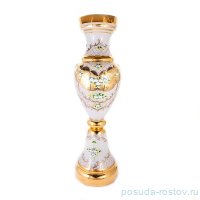 Ваза для цветов 70 см &quot;Лепка белая /Кубок&quot; / 130222