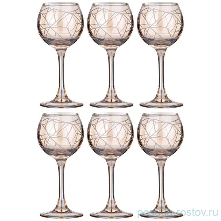 Рюмки 85 мл 6 шт "Графика /Мёд" / 353228 Рюмки 85 мл 6 шт "Графика /Мёд" / 353228