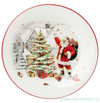 Тарелка 20,3 х 2 см 1 шт &quot;С новым годом!&quot; / 355756