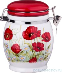 Ёмкость для сыпучих продуктов 750 мл &quot;Полевые маки&quot;  / 190210