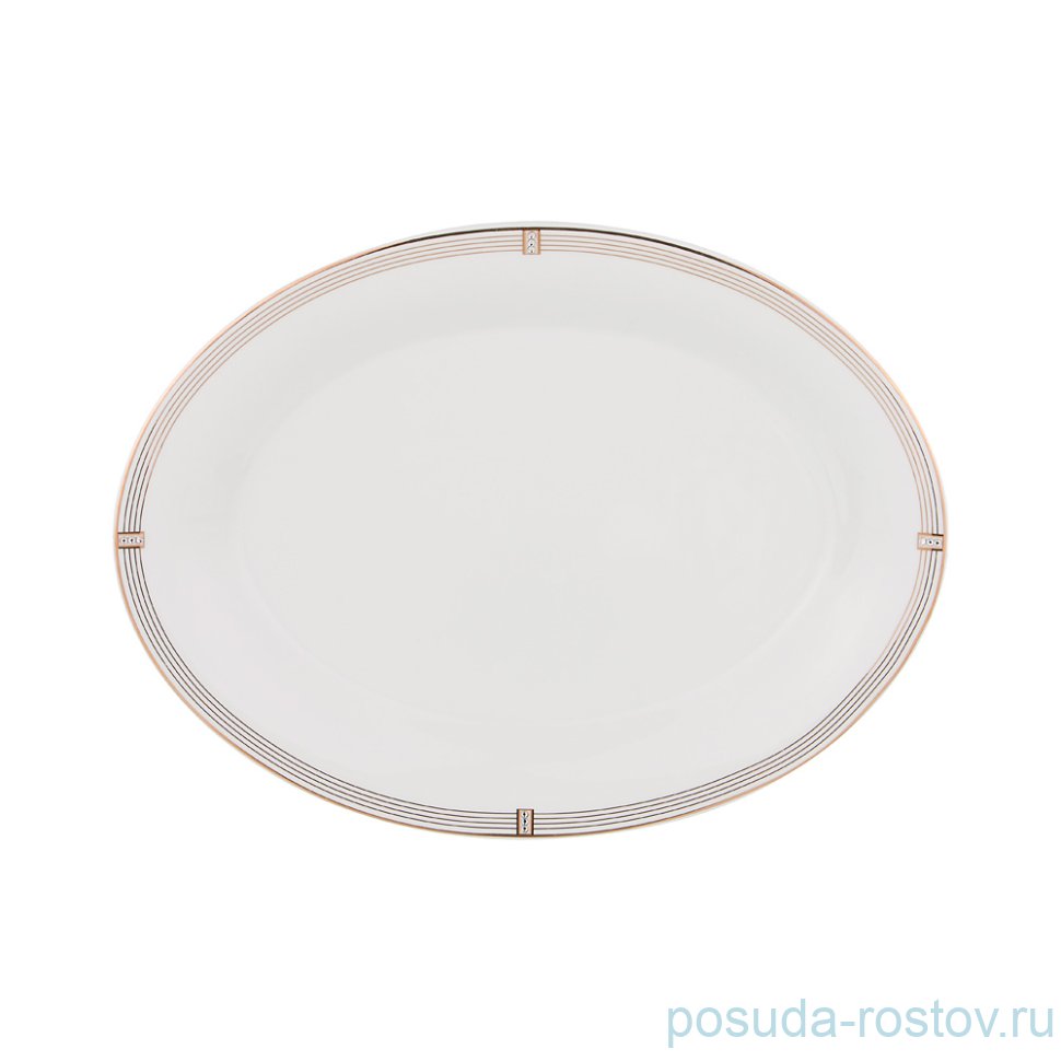 Тарелка 30,5 см 1 шт овальная "style" / 211241