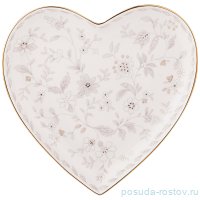 Тарелка 15 х 2 см 1 шт Сердце &quot;Emily&quot; / 245630