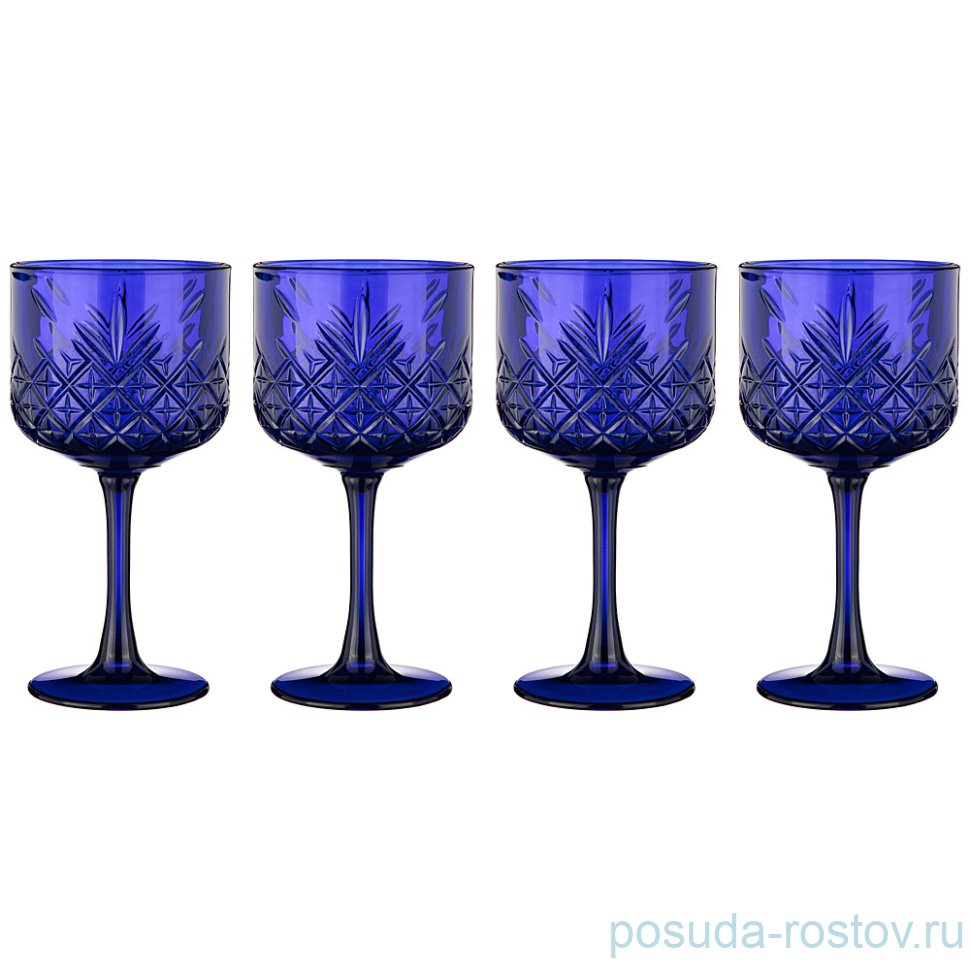 Бокалы для красного вина 500 мл 4 шт "Timeless /Лазурит" / 251030