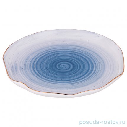 Блюдо 19 см круглое &quot;колор де аква /синяя&quot; / 190731