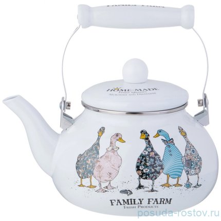 Чайник 2,5 л эмалированный &quot;Family farm&quot; / 354377
