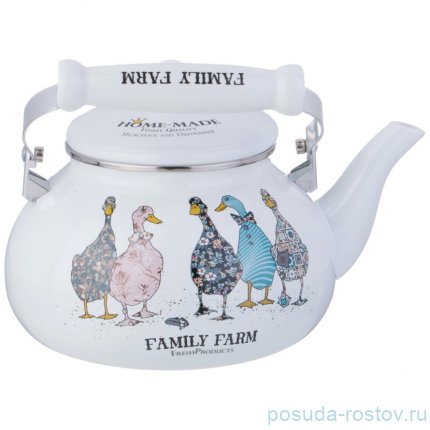 Чайник 2,5 л эмалированный &quot;Family farm&quot; / 354377