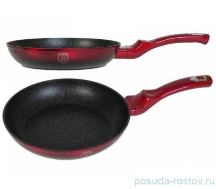 Сковорода 24 см &quot;Black-burgundy Metallic Line&quot; / 134339