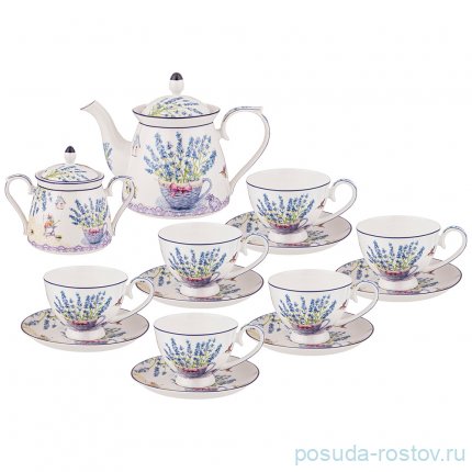 Чайный сервиз на 6 персон 14 предметов &quot;Прованс /Лаванда&quot; / 271676