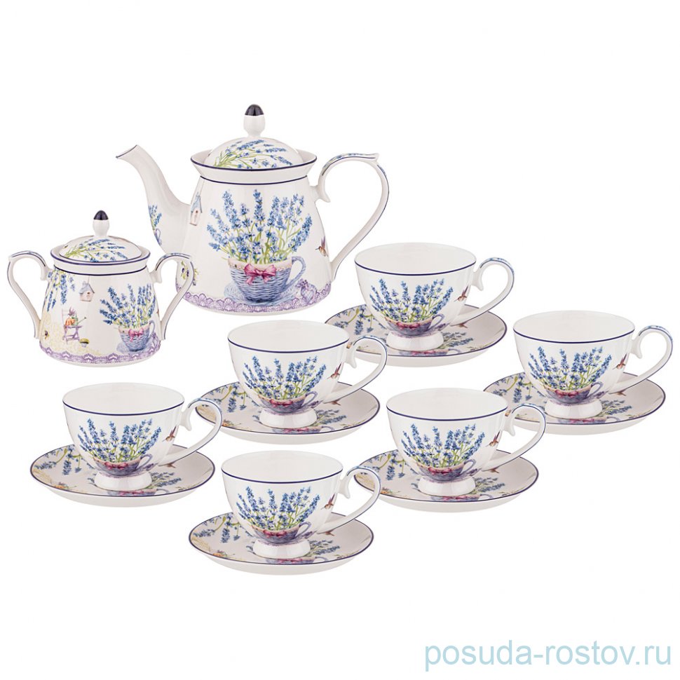 Чайный сервиз на 6 персон 14 предметов "Прованс /Лаванда" / 271676 Чайный сервиз на 6 персон 14 предметов "Прованс /Лаванда" / 271676