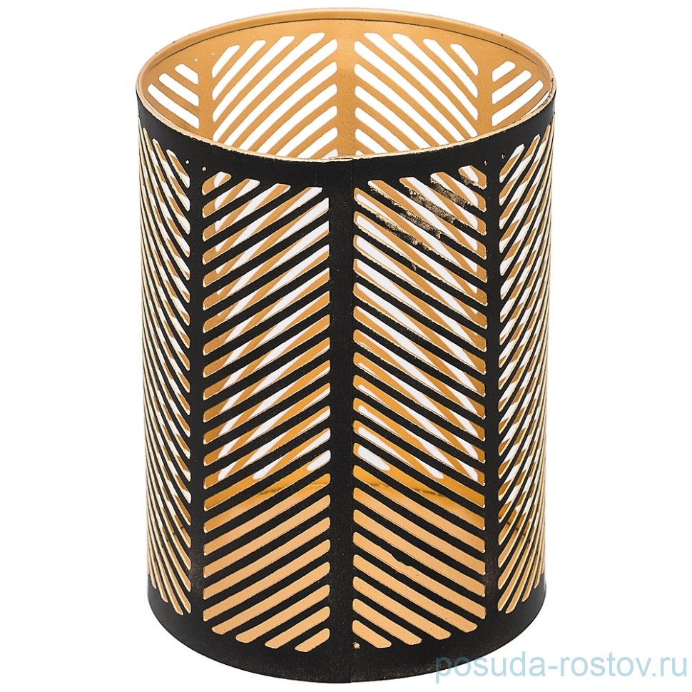 Подсвечник 10 х 10 х 14 см чёрный "Бохо" / 205479 Подсвечник 10 х 10 х 14 см чёрный "Бохо" / 205479