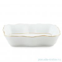 Салатник 24 см квадратный &quot;Престиж /Marquise Gold&quot; / 336011