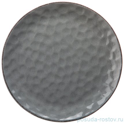 Тарелка 24 см 1 шт &quot;Отражение /Серая платина&quot; / 227648
