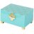 Шкатулка 18 х 13 х 10 см н/н бирюзовая / 292832