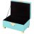 Шкатулка 18 х 13 х 10 см н/н бирюзовая / 292832