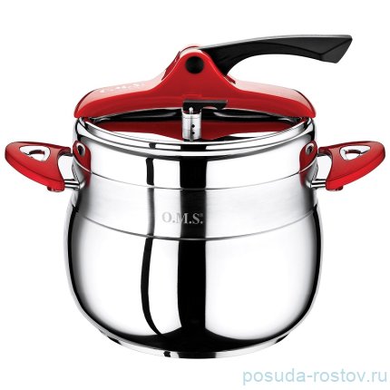 Скороварка 7 л красные ручки &quot;PRESSURE COOKERS&quot; / 296045