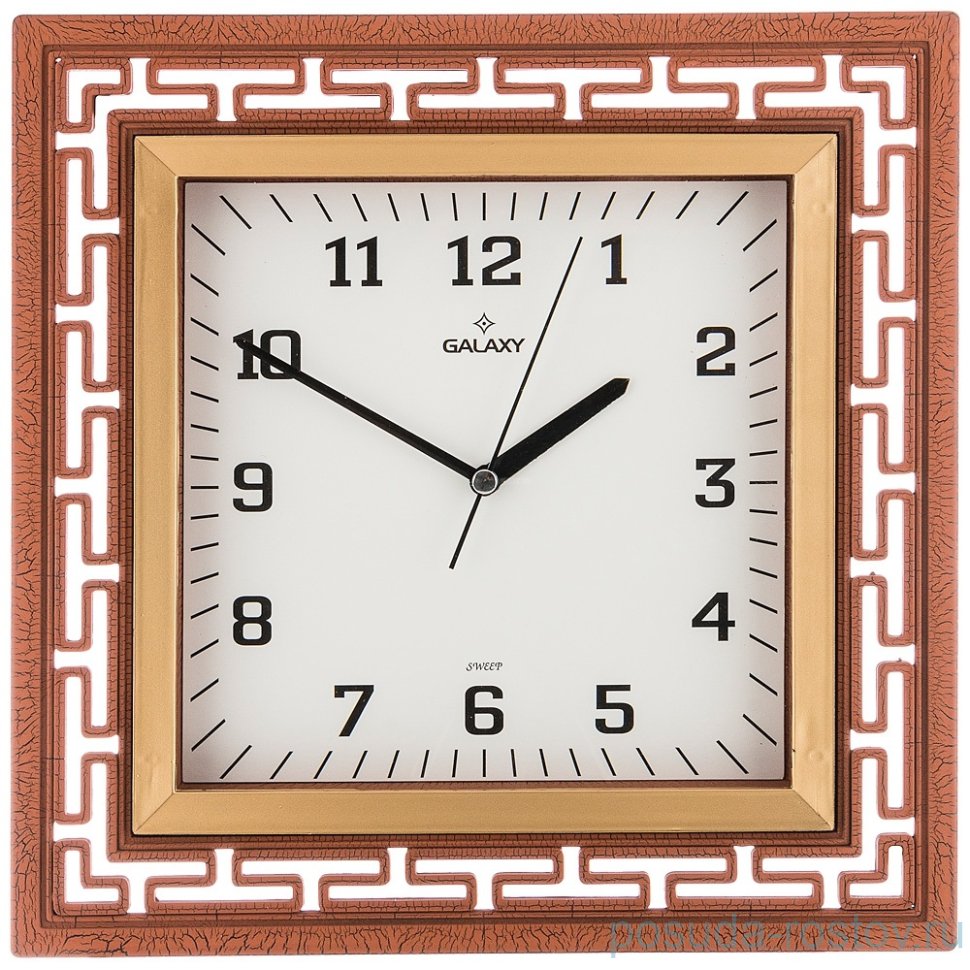Часы настенные 30,5 х 30,5 см кварцевые "GALAXY" / 197422