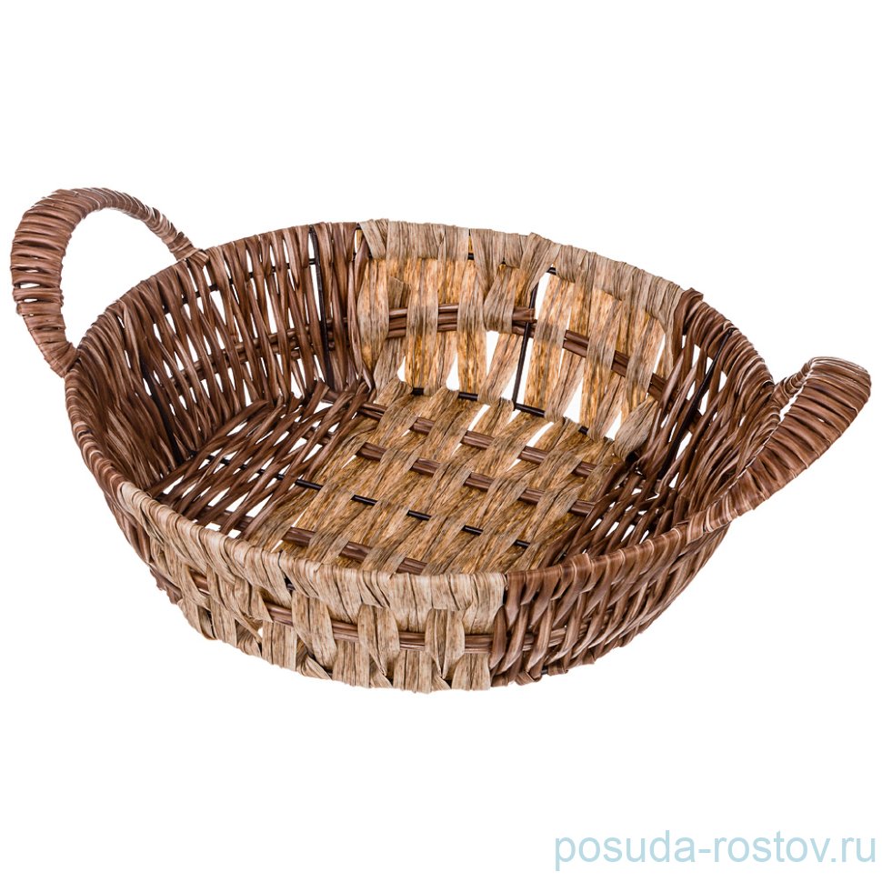 Корзинка 25 х 6 /9 см с ручками "Натурель" / 210361