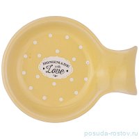 Подставка под ложку 14,5 х 11,3 см &quot;Милый прованс /Жёлтый&quot; / 236082