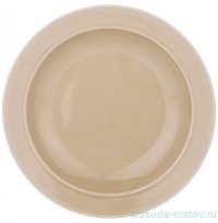 Тарелка 22,5 см глубокая &quot;tint /бежевый&quot; (6шт.) / 263501