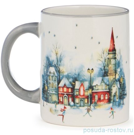 Кружка 11,5 х 8 х 9,5 см &quot;С новым годом!&quot; / 379570