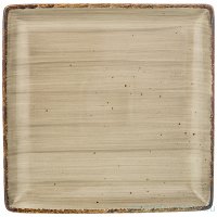 Тарелка 20 см квадратная &quot;Nature /Серый&quot; (4шт.) / 210416